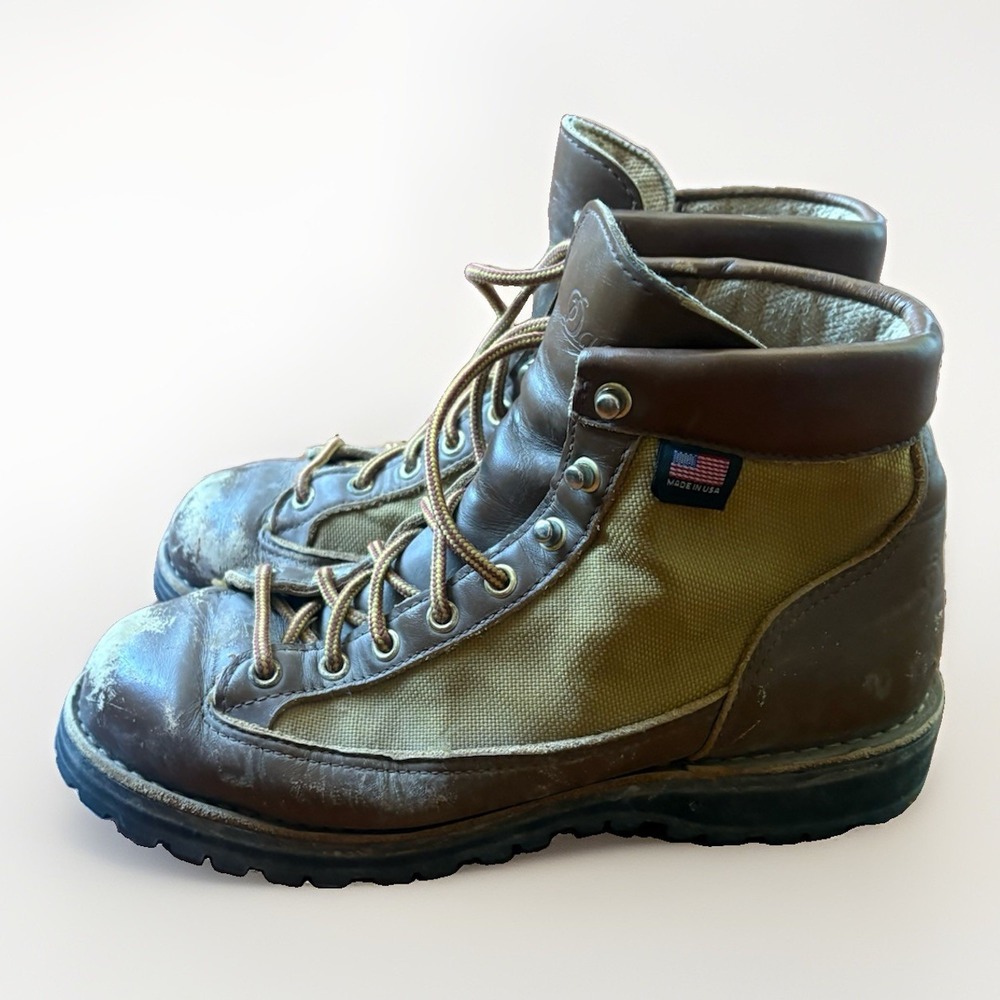 Danner Light Leather Gore-Tex Hiking Outdoor Boots Men's Size 7 EE Extra Wide